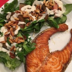 Close-up of served food