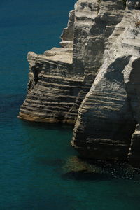 Rock formations at seaside