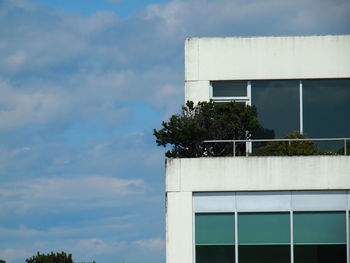 Low angle view of building against sky