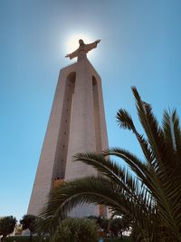 Low angle view of a statue