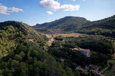 Panoramic view of landscape against sky