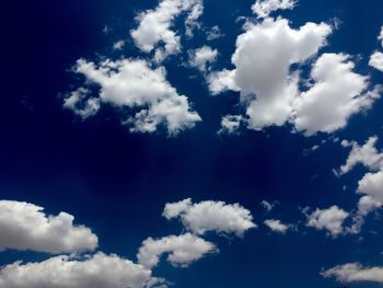 Low angle view of cloudy sky