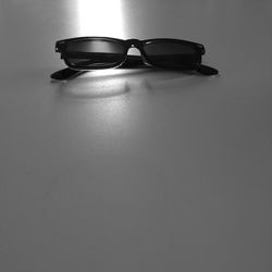 High angle view of sunglasses on table