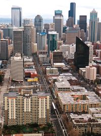 Skyscrapers in city