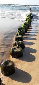 Pebbles on beach