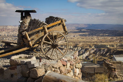 Landscapes in cappadocia beautiful mountains in turkey