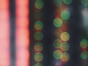 Full frame shot of defocused lights