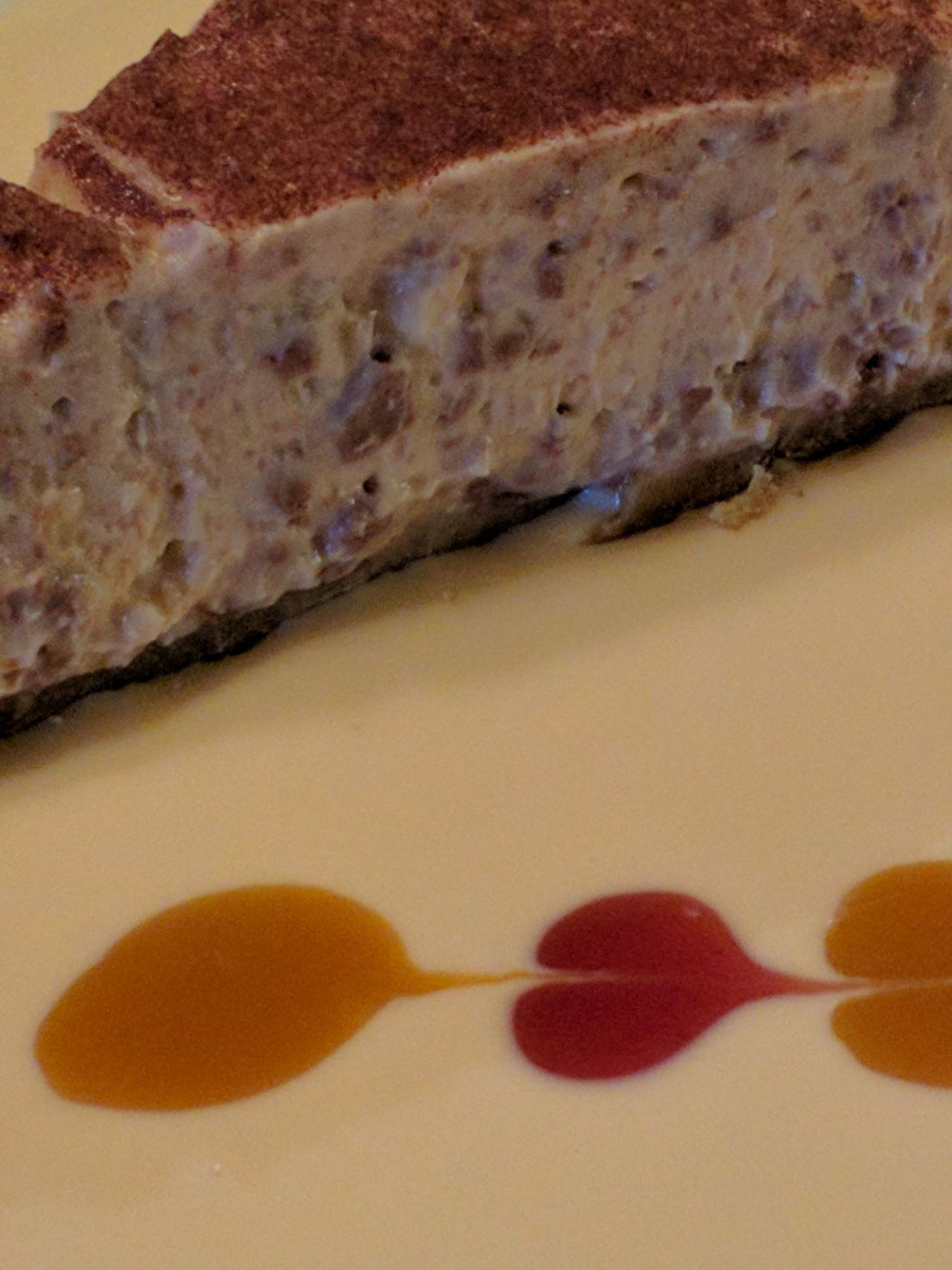 Chocolate honeycomb cheesecake