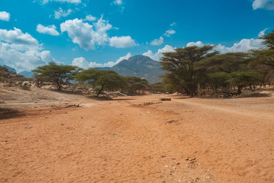 Scenic view of ndoto mountain range in marsabit county, kenya