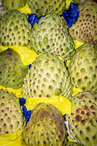 Full frame shot of fruits for sale in market