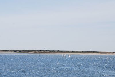 Scenic view of calm sea