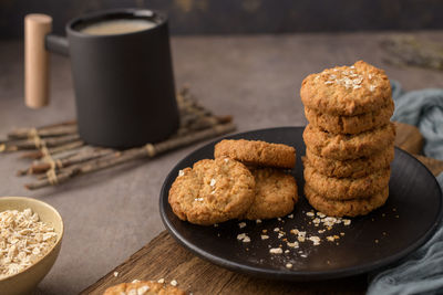 Close-up of food on table