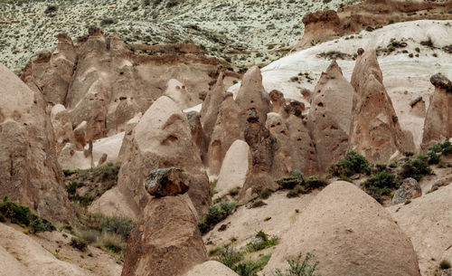 Rock formations in a desert