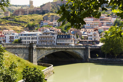 Old town and city center of tbilisi, georgia. famous places and landmarks, old famous church