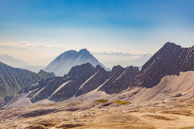 Beauty of nature. travel photos of zugspitze, eibsee, garmisch-partenkirchen, germany.