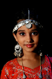 Portrait of young woman