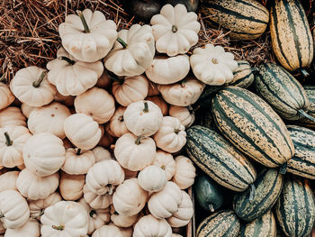 Full frame shot of onions for sale at market stall