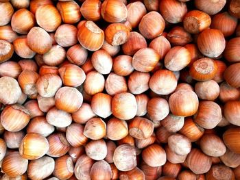 Full frame shot of onions for sale