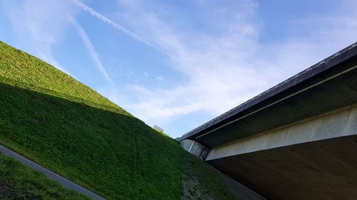 Low angle view of building against sky