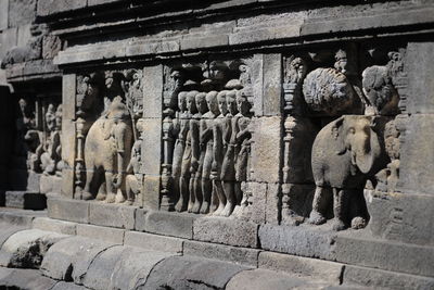 Statue of historic building