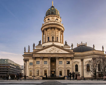 View of historic building against sky in city