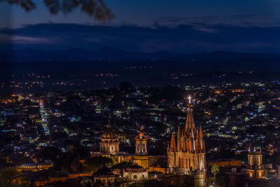 View from the look out in san miguel de allende, guanajuato.