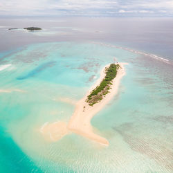 Aerial view of beach