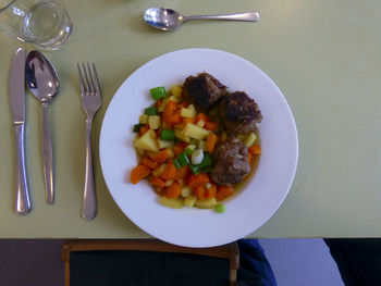 Close-up of food in plate