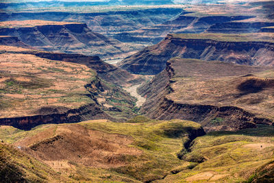 Aerial view of landscape