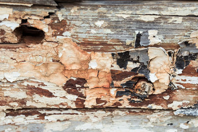 Full frame shot of weathered wall