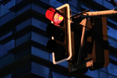 Low angle view of road signs