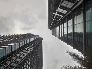 Low angle view of buildings against sky