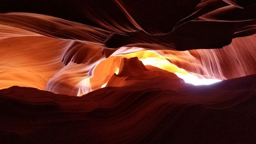 Rock formations at canyon