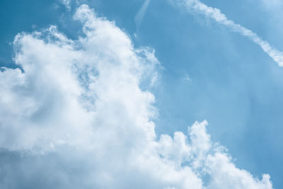 Low angle view of clouds in sky