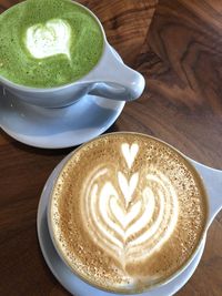 Close-up of coffee on table