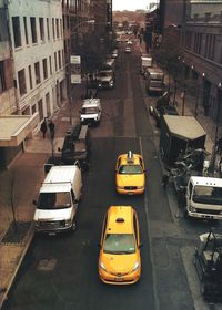 City street with buildings in background