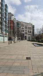 View of building against cloudy sky