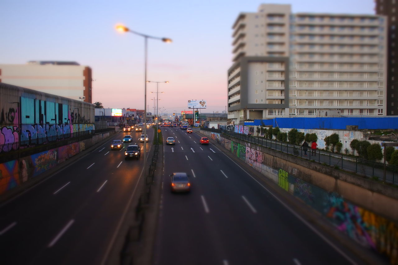 VIEW OF CITY STREET