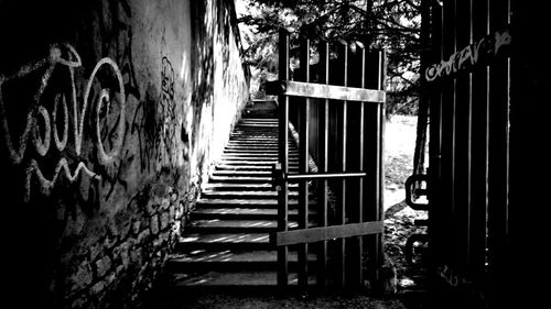 Staircase in old building