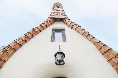 Low angle view of building against sky