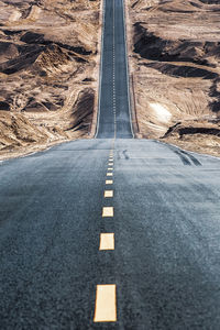 View of empty road