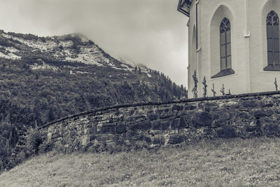 Panoramic shot of building against sky