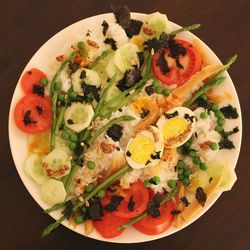 Close-up of food in plate