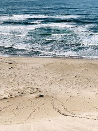 Scenic view of beach