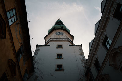 Low angle view of building against sky