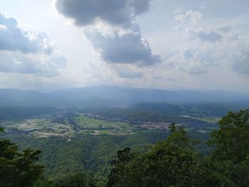 Scenic view of landscape against sky