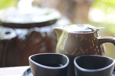 Close-up of coffee cup