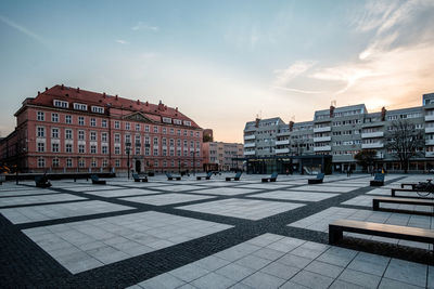 View of buildings in city