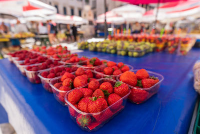 Close-up of strawberries