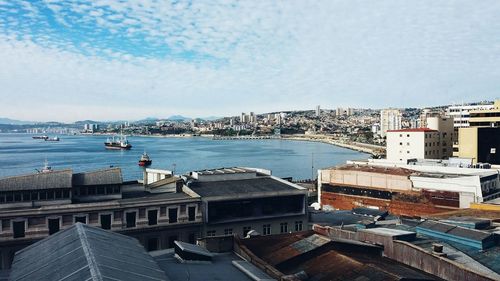 Buildings at waterfront